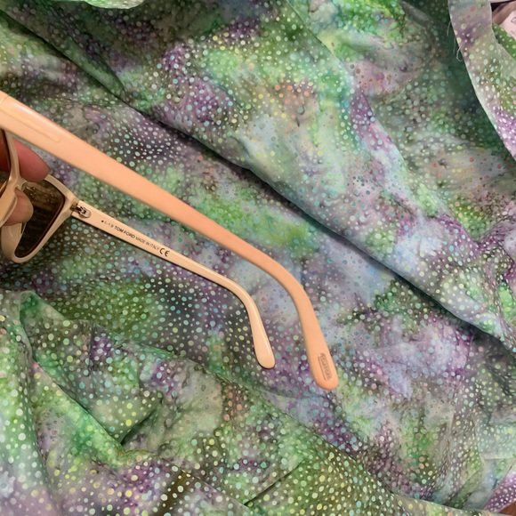 NWT Tom Ford Charlie Cream Cat Eye sunglasses - Picture 5 of 8